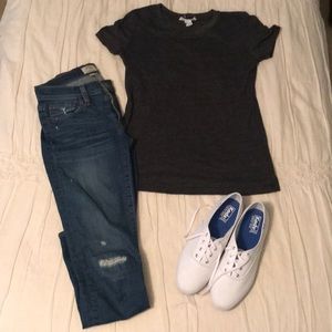 3/$15 Forever21 Charcoal Grey Tee